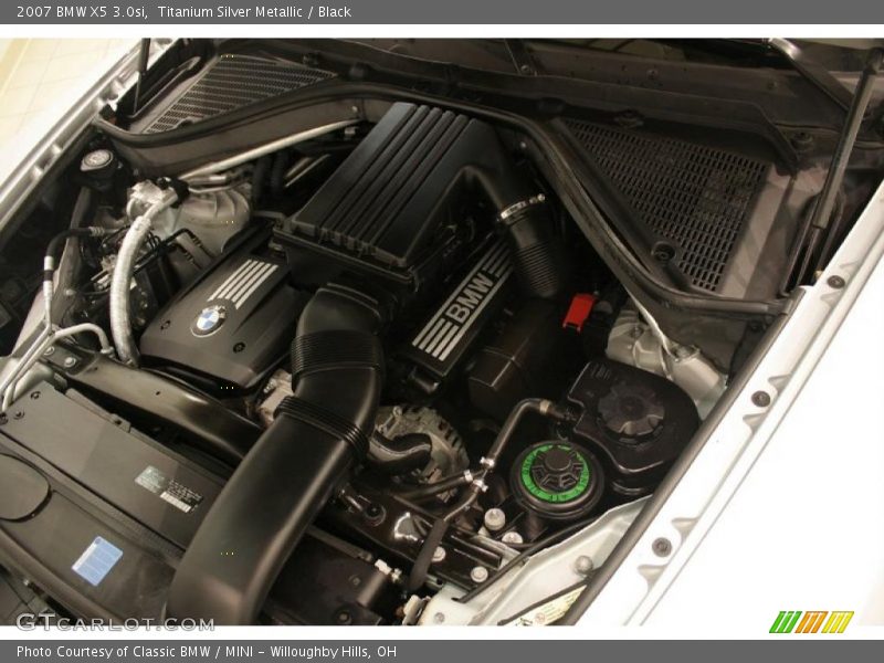 Titanium Silver Metallic / Black 2007 BMW X5 3.0si