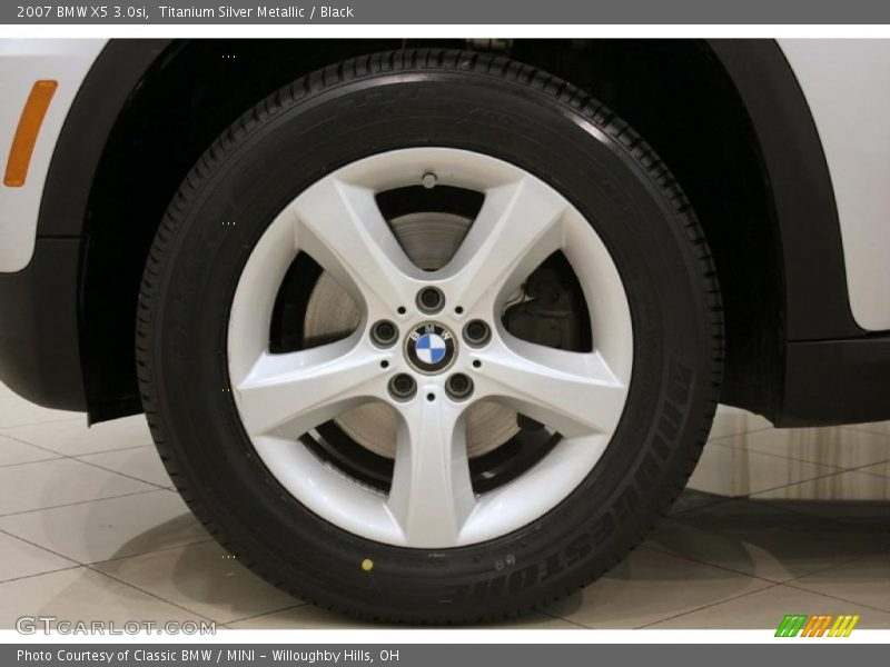 Titanium Silver Metallic / Black 2007 BMW X5 3.0si