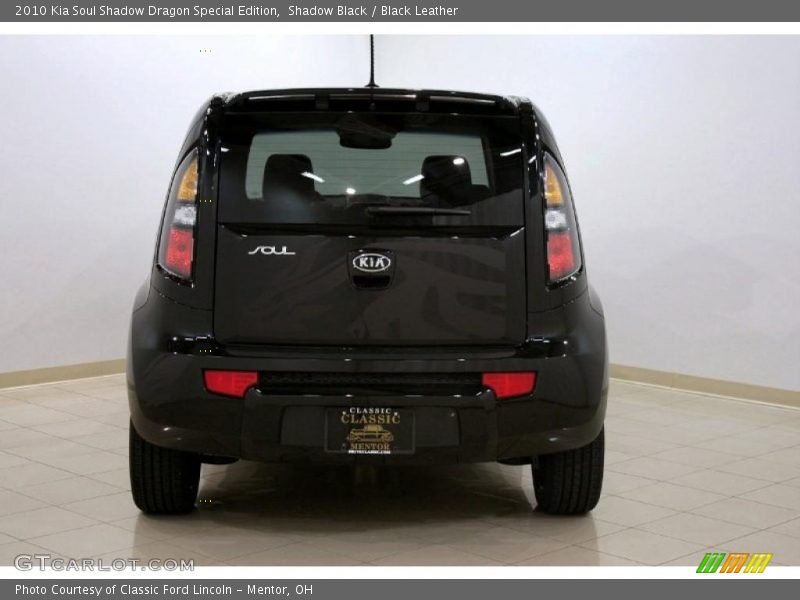 Shadow Black / Black Leather 2010 Kia Soul Shadow Dragon Special Edition