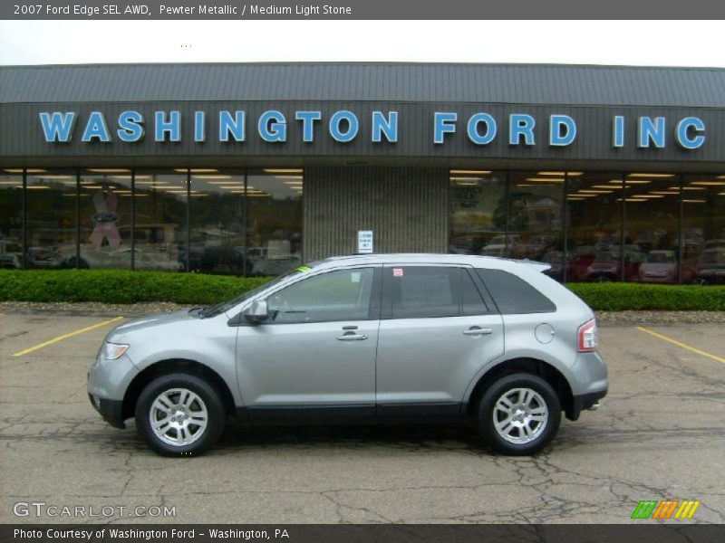 Pewter Metallic / Medium Light Stone 2007 Ford Edge SEL AWD