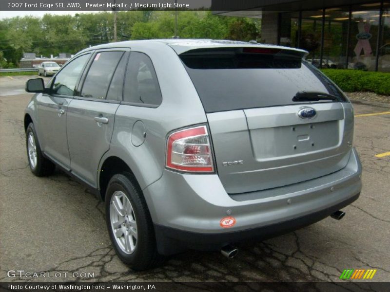 Pewter Metallic / Medium Light Stone 2007 Ford Edge SEL AWD