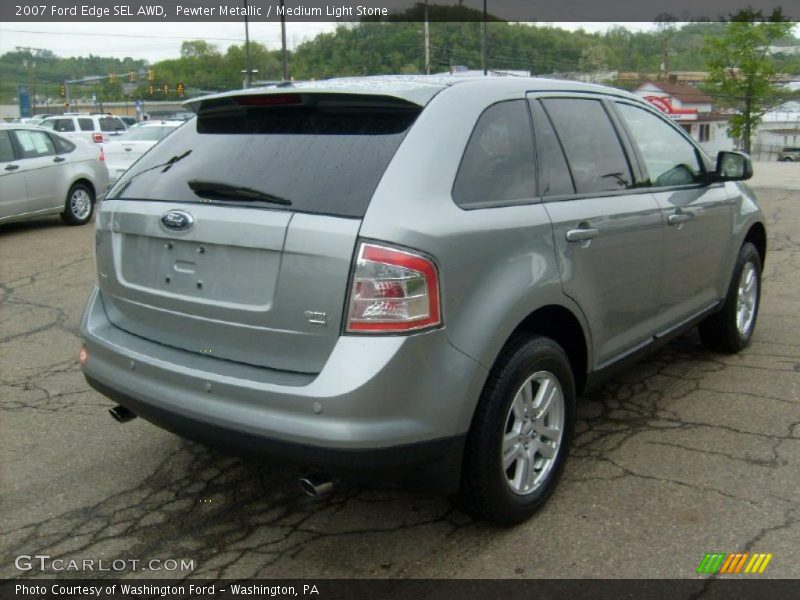 Pewter Metallic / Medium Light Stone 2007 Ford Edge SEL AWD