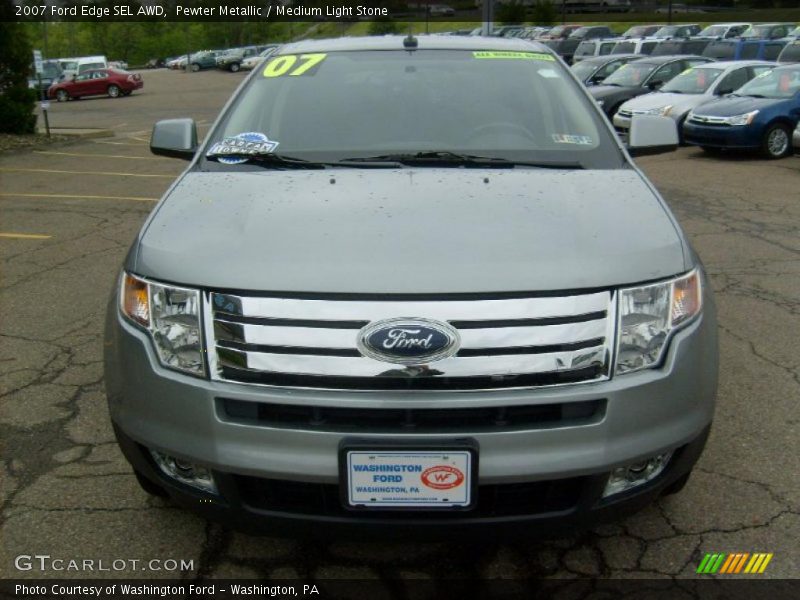 Pewter Metallic / Medium Light Stone 2007 Ford Edge SEL AWD