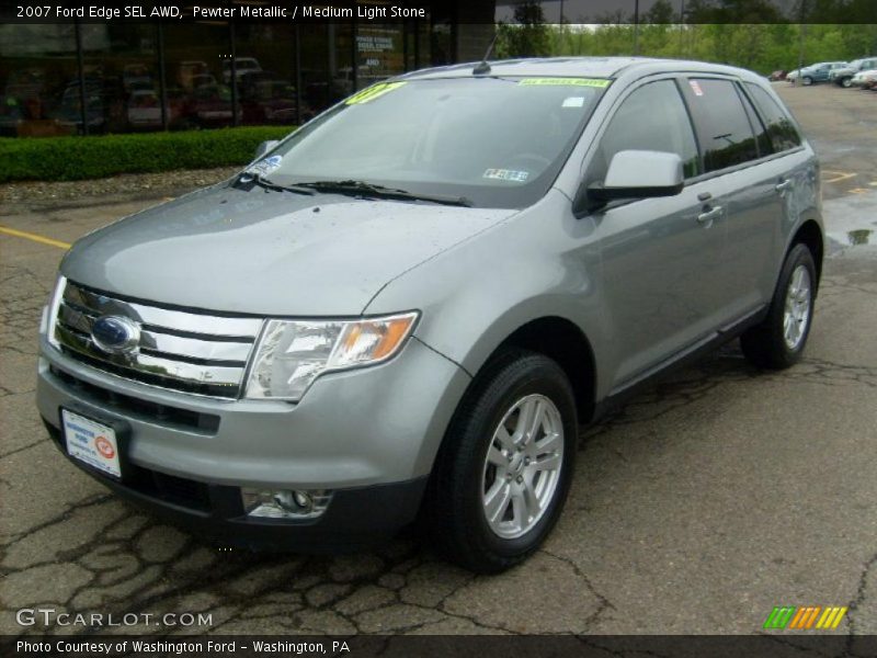 Pewter Metallic / Medium Light Stone 2007 Ford Edge SEL AWD