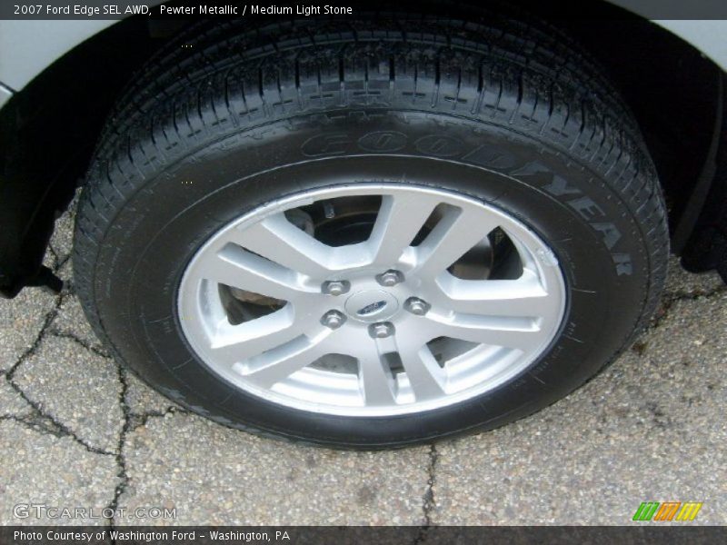 Pewter Metallic / Medium Light Stone 2007 Ford Edge SEL AWD