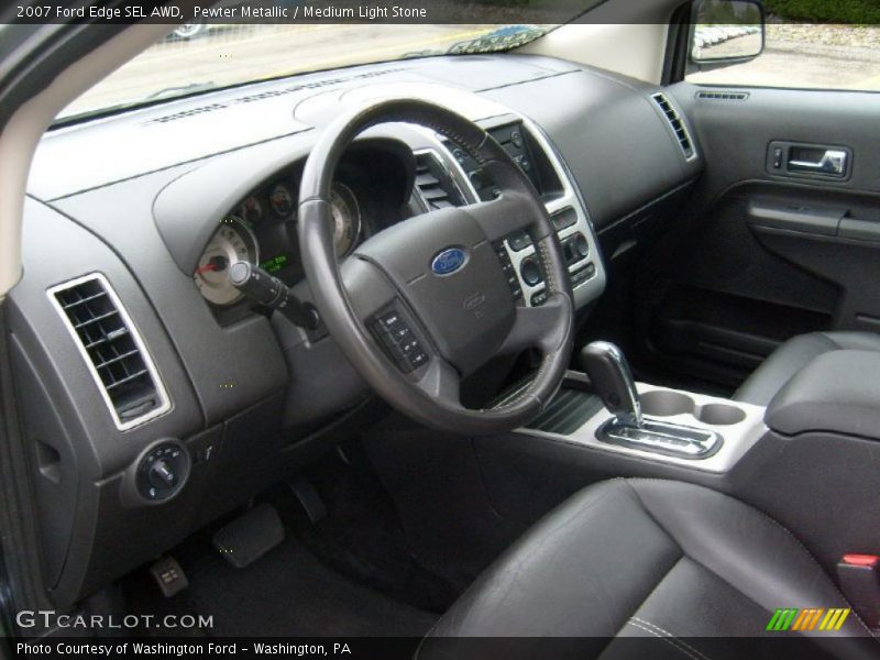 Pewter Metallic / Medium Light Stone 2007 Ford Edge SEL AWD