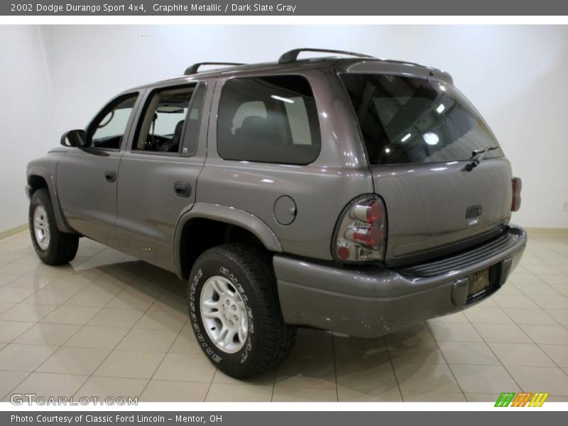 Graphite Metallic / Dark Slate Gray 2002 Dodge Durango Sport 4x4