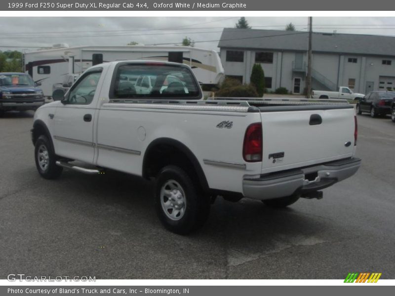 Oxford White / Medium Graphite 1999 Ford F250 Super Duty XL Regular Cab 4x4