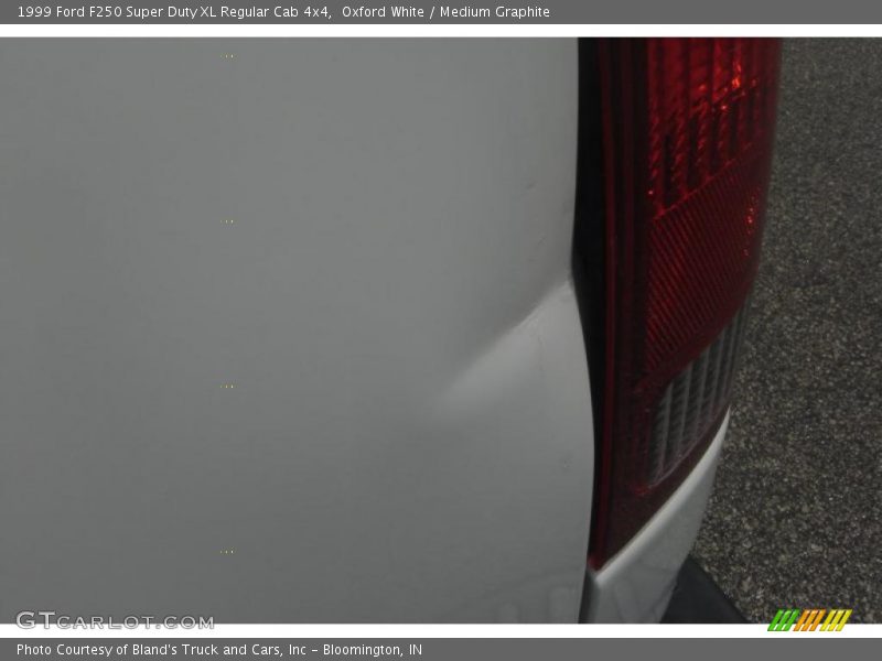 Oxford White / Medium Graphite 1999 Ford F250 Super Duty XL Regular Cab 4x4