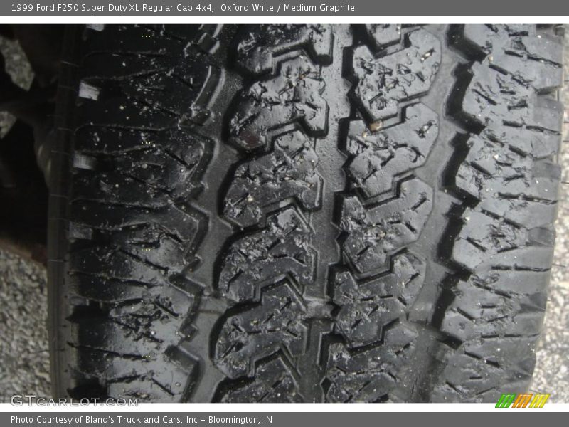 Oxford White / Medium Graphite 1999 Ford F250 Super Duty XL Regular Cab 4x4