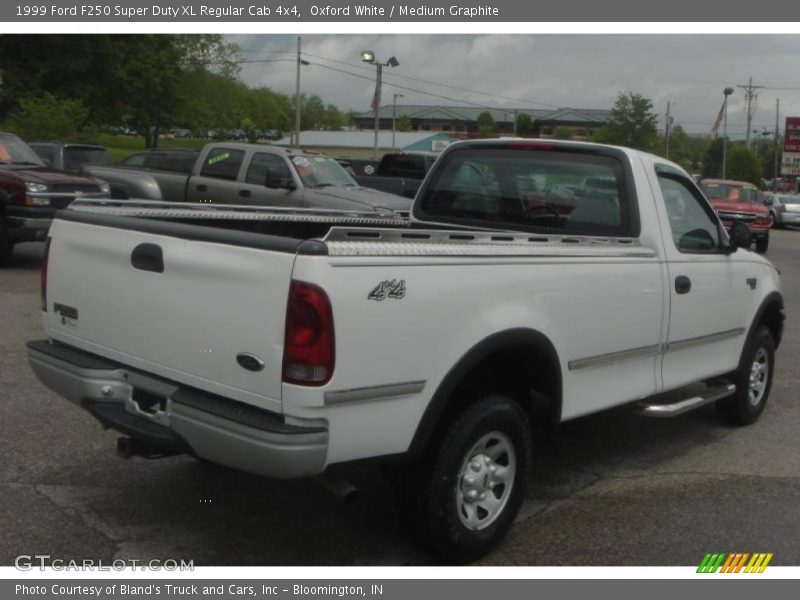 Oxford White / Medium Graphite 1999 Ford F250 Super Duty XL Regular Cab 4x4