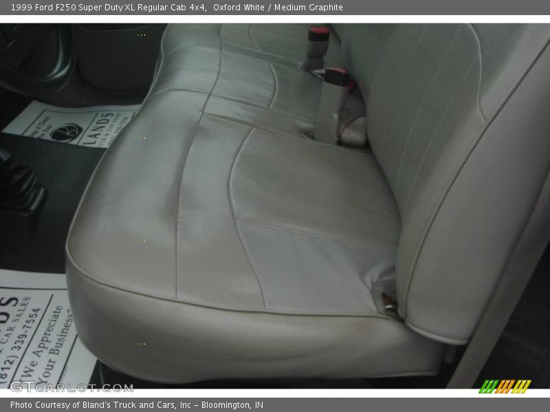 Oxford White / Medium Graphite 1999 Ford F250 Super Duty XL Regular Cab 4x4
