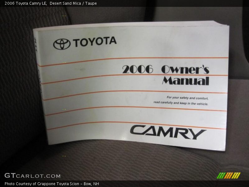 Desert Sand Mica / Taupe 2006 Toyota Camry LE