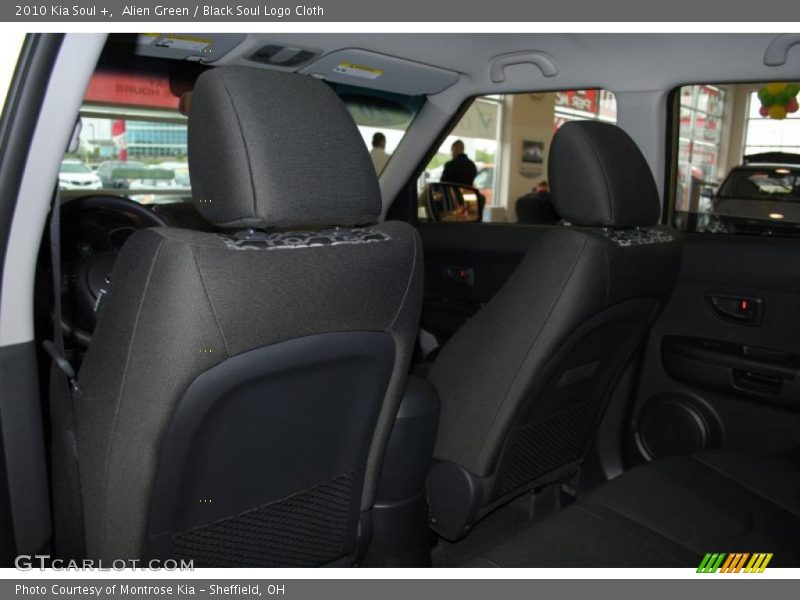 Alien Green / Black Soul Logo Cloth 2010 Kia Soul +