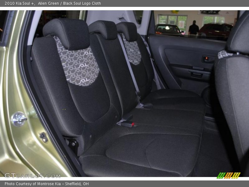 Alien Green / Black Soul Logo Cloth 2010 Kia Soul +