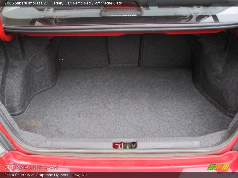 San Remo Red / Anthracite Black 2006 Subaru Impreza 2.5i Sedan