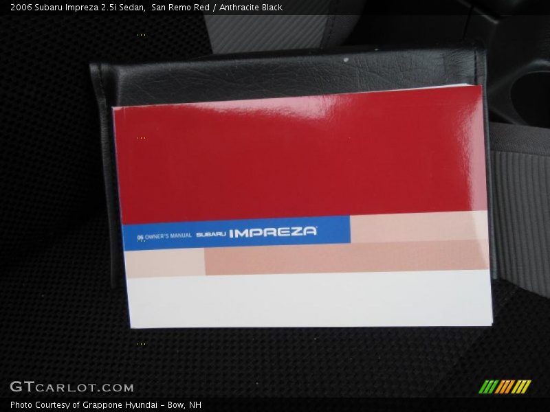 San Remo Red / Anthracite Black 2006 Subaru Impreza 2.5i Sedan
