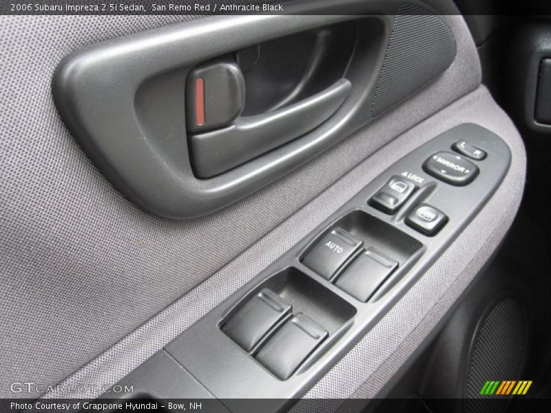 San Remo Red / Anthracite Black 2006 Subaru Impreza 2.5i Sedan