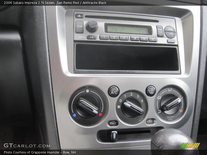 San Remo Red / Anthracite Black 2006 Subaru Impreza 2.5i Sedan
