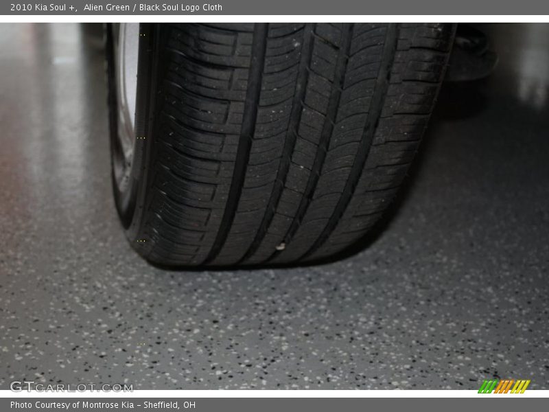Alien Green / Black Soul Logo Cloth 2010 Kia Soul +