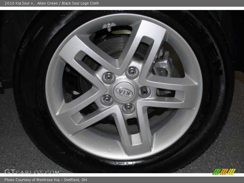 Alien Green / Black Soul Logo Cloth 2010 Kia Soul +