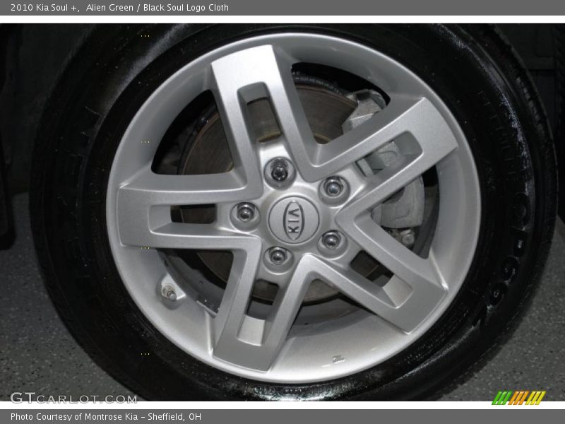Alien Green / Black Soul Logo Cloth 2010 Kia Soul +