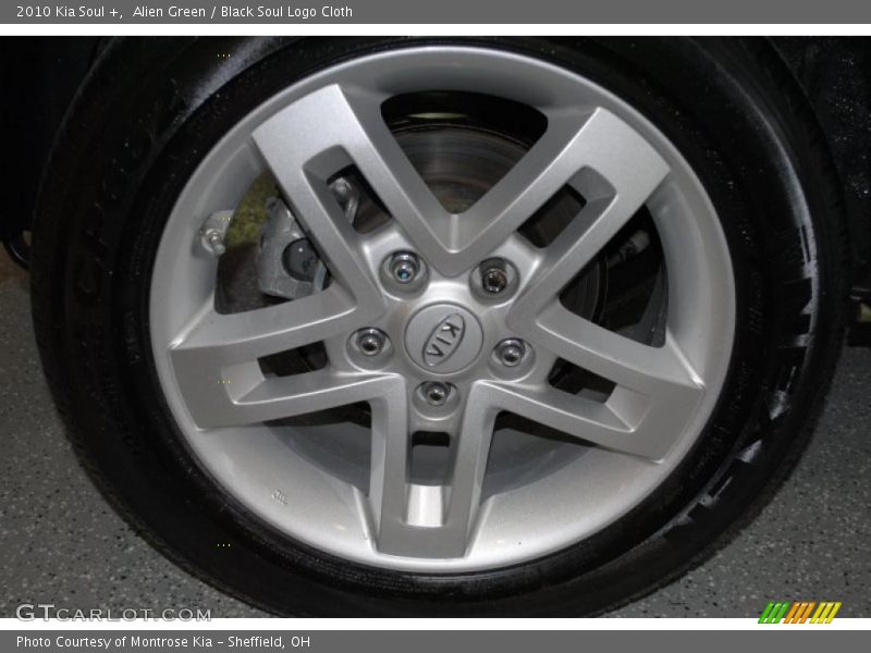 Alien Green / Black Soul Logo Cloth 2010 Kia Soul +