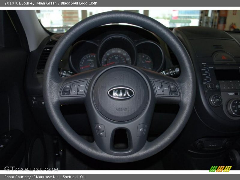 Alien Green / Black Soul Logo Cloth 2010 Kia Soul +