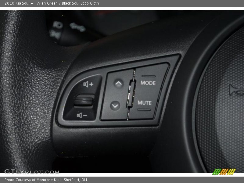 Alien Green / Black Soul Logo Cloth 2010 Kia Soul +