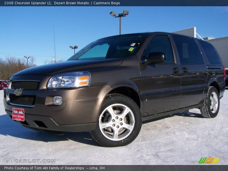 Desert Brown Metallic / Cashmere Beige 2008 Chevrolet Uplander LS