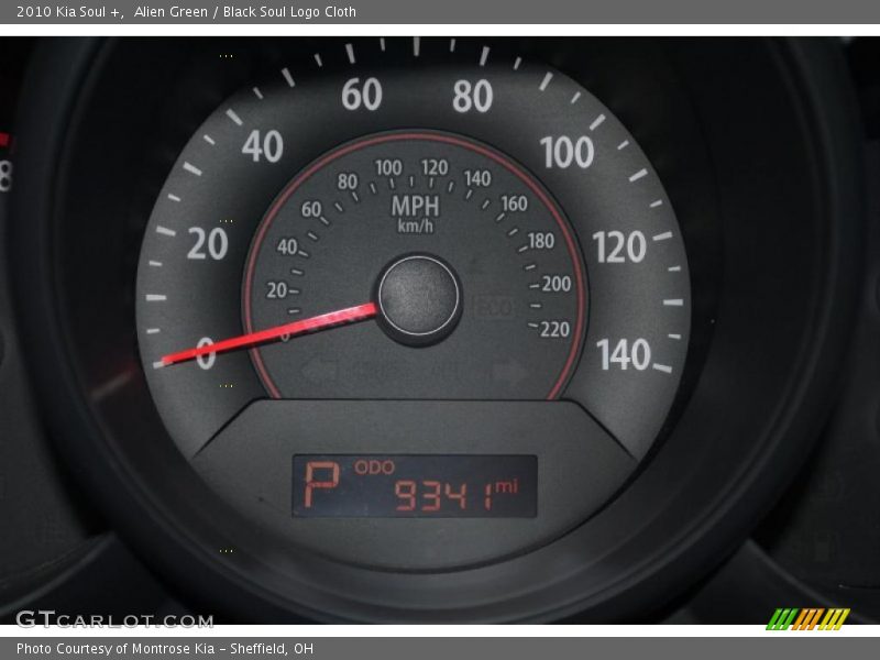 Alien Green / Black Soul Logo Cloth 2010 Kia Soul +