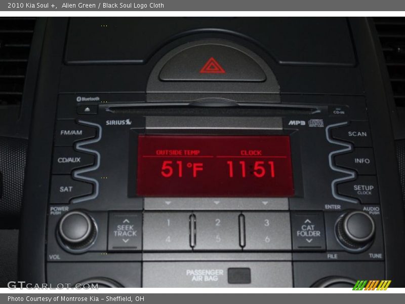 Alien Green / Black Soul Logo Cloth 2010 Kia Soul +
