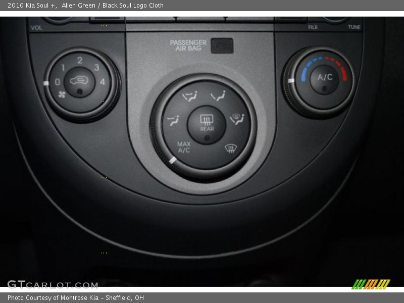 Alien Green / Black Soul Logo Cloth 2010 Kia Soul +