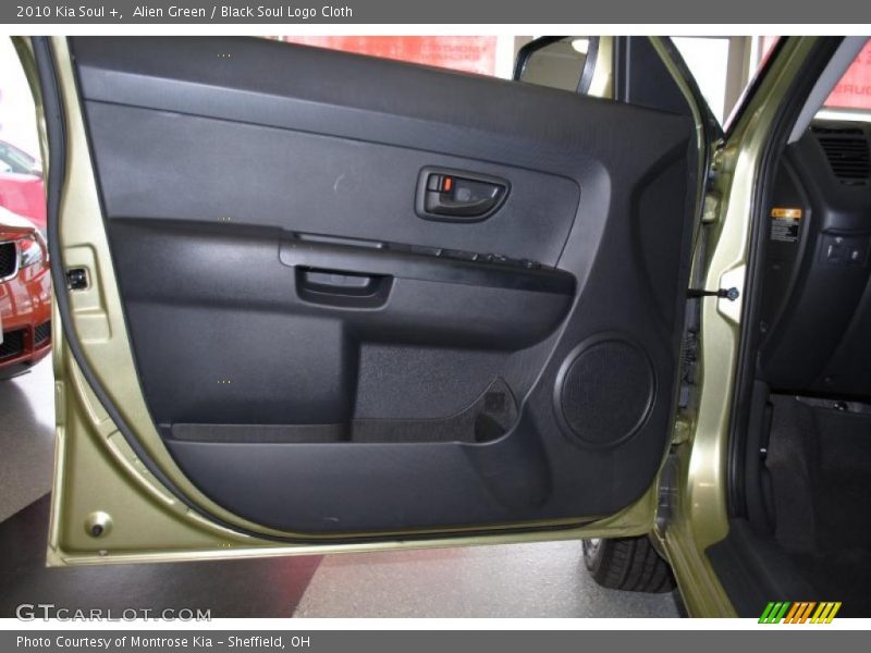 Alien Green / Black Soul Logo Cloth 2010 Kia Soul +