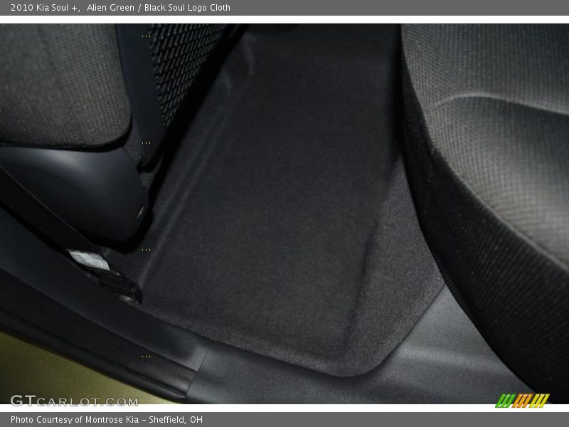 Alien Green / Black Soul Logo Cloth 2010 Kia Soul +