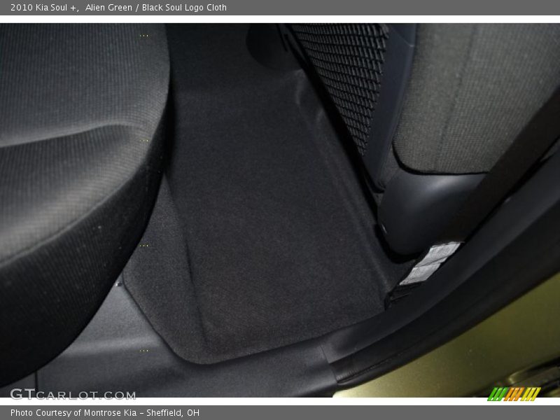 Alien Green / Black Soul Logo Cloth 2010 Kia Soul +