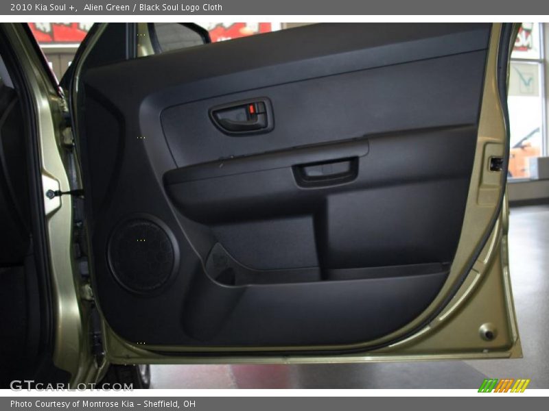 Alien Green / Black Soul Logo Cloth 2010 Kia Soul +