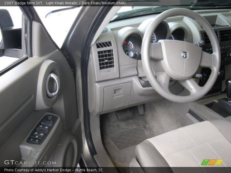 Light Khaki Metallic / Dark Khaki/Medium Khaki 2007 Dodge Nitro SXT