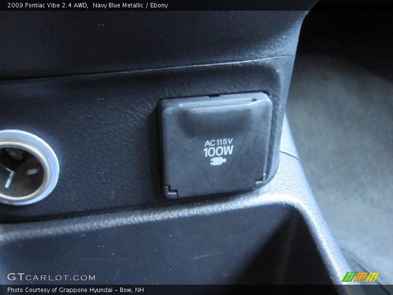 Navy Blue Metallic / Ebony 2009 Pontiac Vibe 2.4 AWD