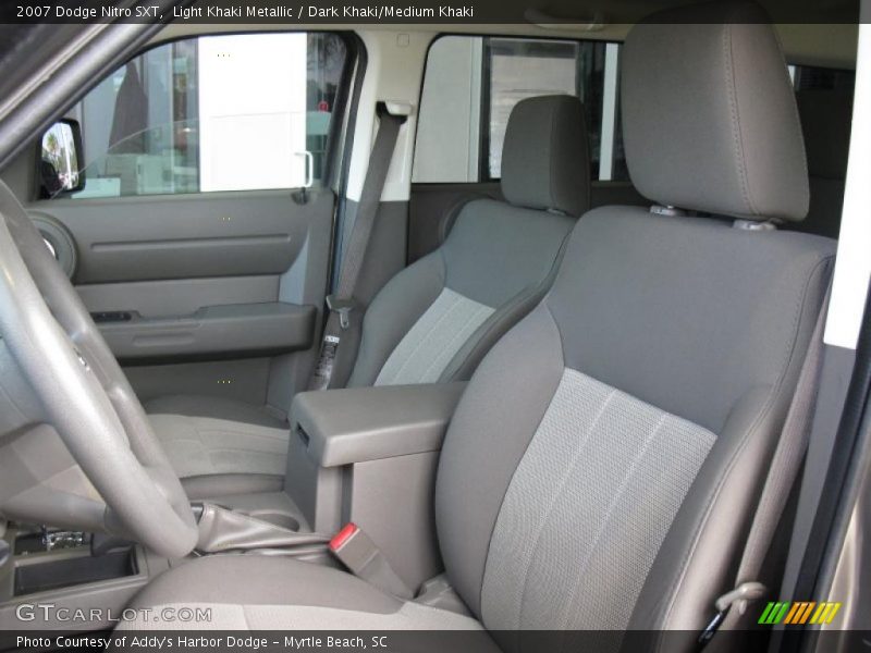 Light Khaki Metallic / Dark Khaki/Medium Khaki 2007 Dodge Nitro SXT