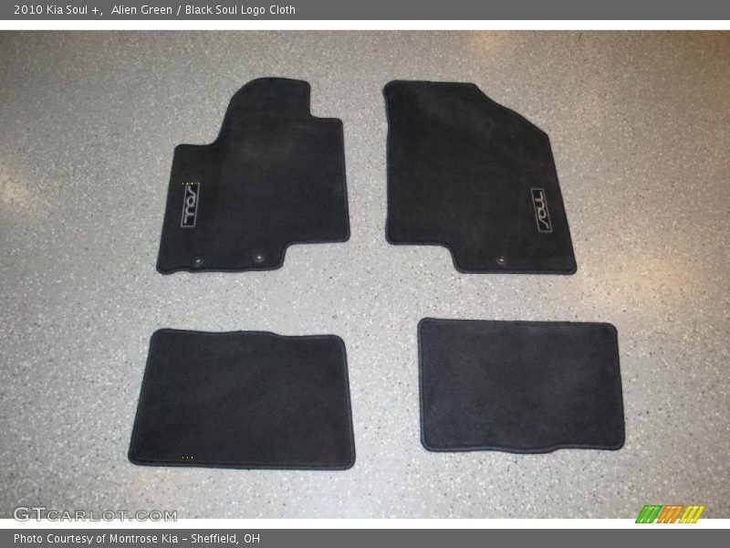 Alien Green / Black Soul Logo Cloth 2010 Kia Soul +