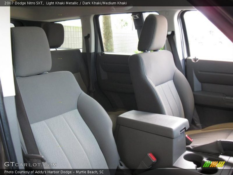 Light Khaki Metallic / Dark Khaki/Medium Khaki 2007 Dodge Nitro SXT