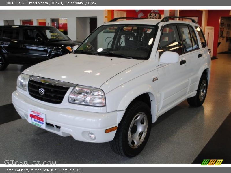 Polar White / Gray 2001 Suzuki Grand Vitara JLX 4x4