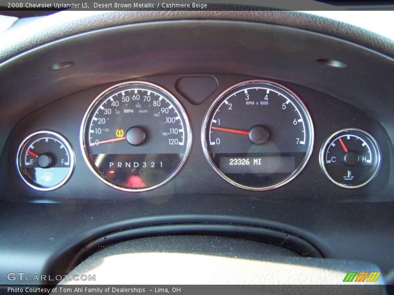 Desert Brown Metallic / Cashmere Beige 2008 Chevrolet Uplander LS