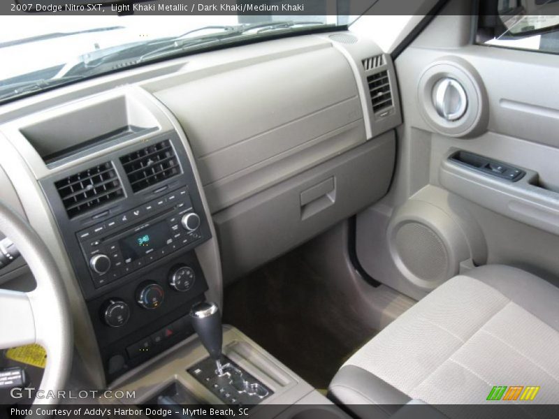 Light Khaki Metallic / Dark Khaki/Medium Khaki 2007 Dodge Nitro SXT