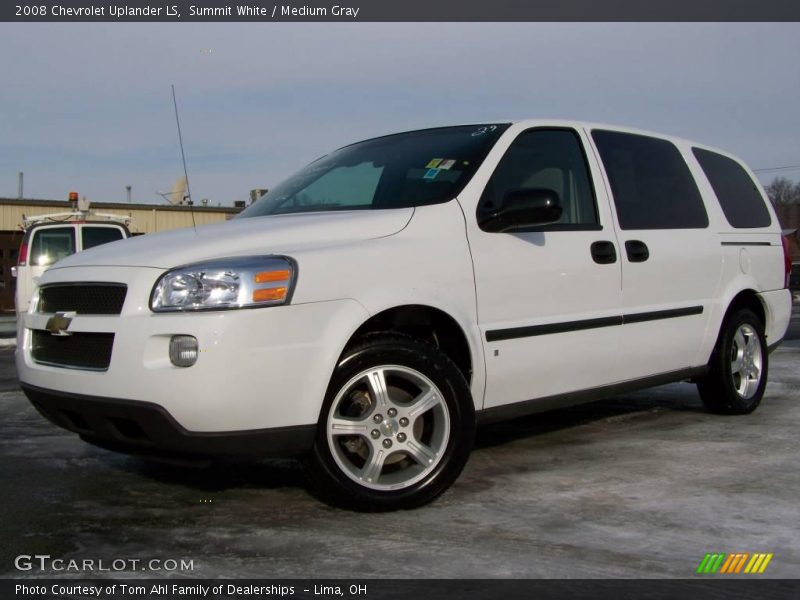 Summit White / Medium Gray 2008 Chevrolet Uplander LS