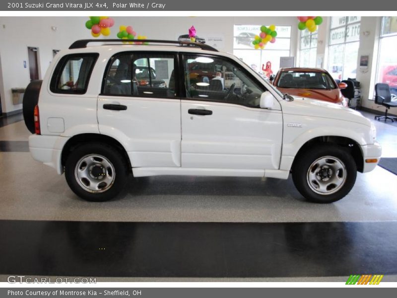 Polar White / Gray 2001 Suzuki Grand Vitara JLX 4x4