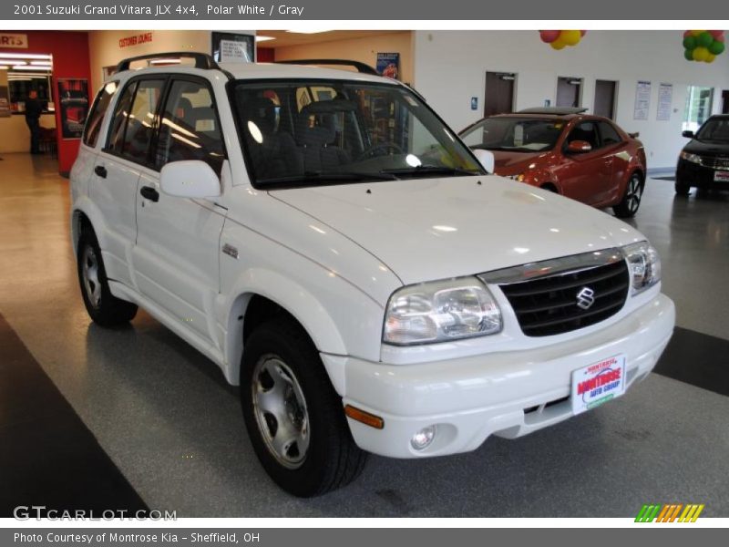 Polar White / Gray 2001 Suzuki Grand Vitara JLX 4x4