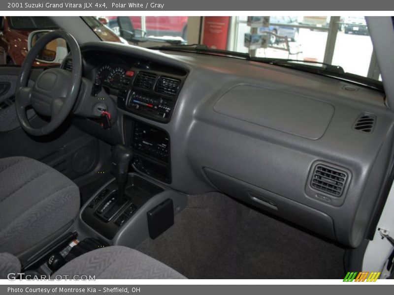 Polar White / Gray 2001 Suzuki Grand Vitara JLX 4x4