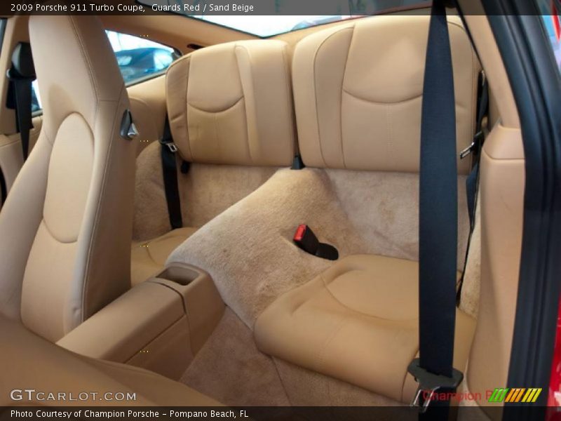 Guards Red / Sand Beige 2009 Porsche 911 Turbo Coupe
